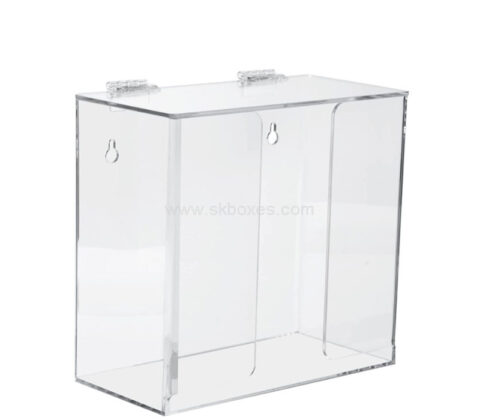 Custom acrylic wall emesis bag dispenser box