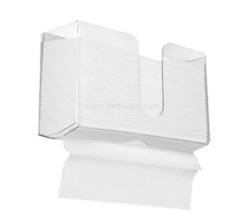Custom acrylic wall multi-fold paper towel dispenser