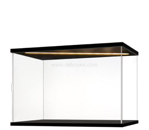 Custom acrylic LED display case for collectibles
