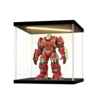 Custom acrylic LED boxes for display action figures