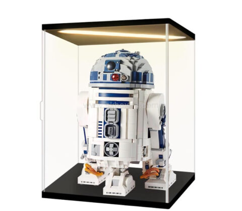 Custom acrylic star wars figures LED display box