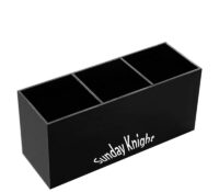 Custom acrylic 3 sections storage box