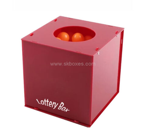 Custom acrylic lottery box