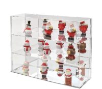 Custom acrylic 3 tiers ornaments display case