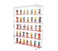 Custom acrylic wall mounted 5 tiers collectibles display box BDC-2467 Custom acrylic wall mounted 5 tiers collectibles display box