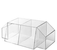 Custom acrylic breakroom kitchen coffee station organizer
