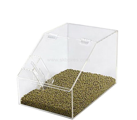 Custom acrylic supermarket food display box