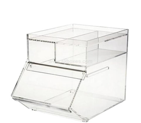 Custom acrylic supermarket snacks display box