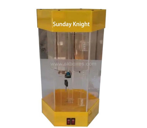 Custom acrylic display cabinet with LED light