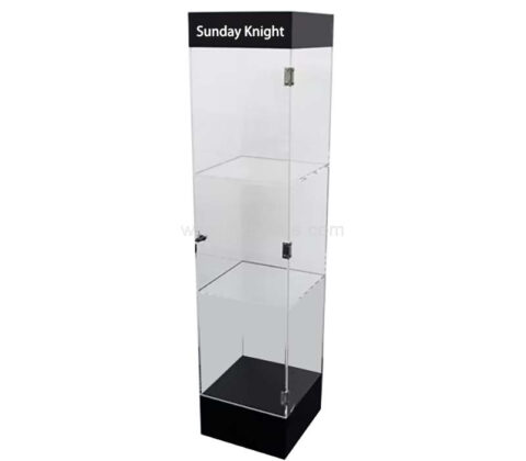 Custom acrylic 3 tiers LED display cabinet