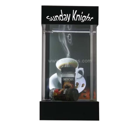 Custom acrylic retail shop LED showcase