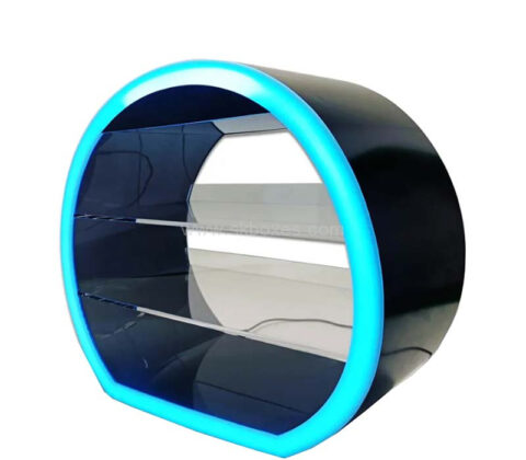 Custom acrylic retail shop countertop LED showcase