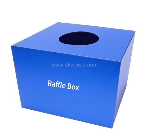 Custom acrylic corporate bonus draw box