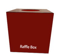 Custom acrylic corporate promotions raffle box