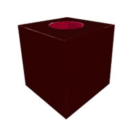 Custom acrylic promotions giveaways raffle box