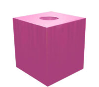 Custom acrylic raffle box for event giveaways