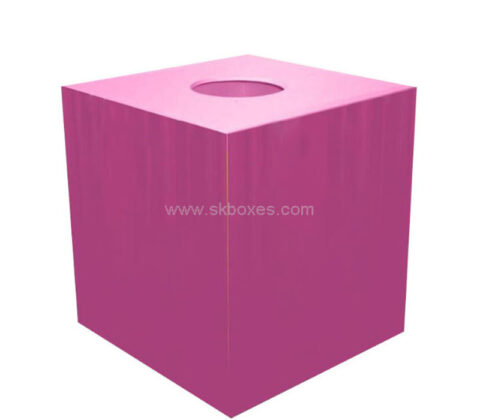 Custom acrylic raffle box for event giveaways