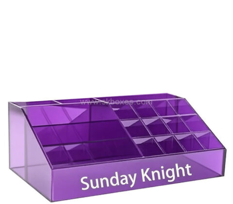 Custom acrylic desktop cosmetic organizer