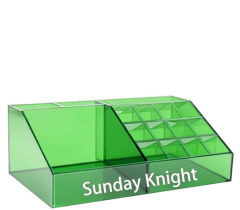 Custom acrylic multi dividers luxury makeup organizer