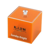 Custom acrylic square storage box with lid