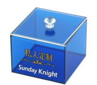 Custom acrylic luxurious square gift box with lid