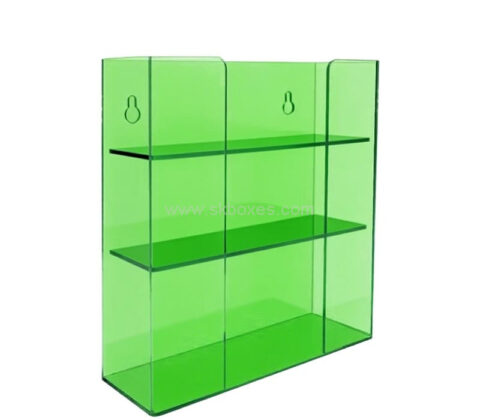Custom acrylic wall 3 tiers disposable gloves holder