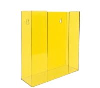 Custom acrylic wall hanging gloves holder