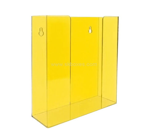 Custom acrylic wall hanging gloves holder