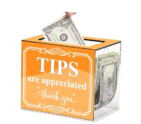 Custom acrylic event contributions collection box