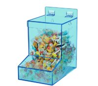 Custom acrylic retail wall mounted candy box