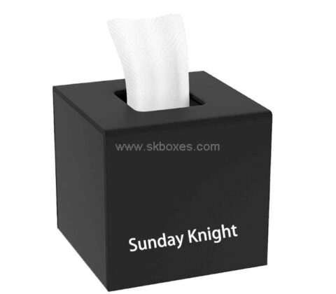 Custom acrylic square napkin holder box