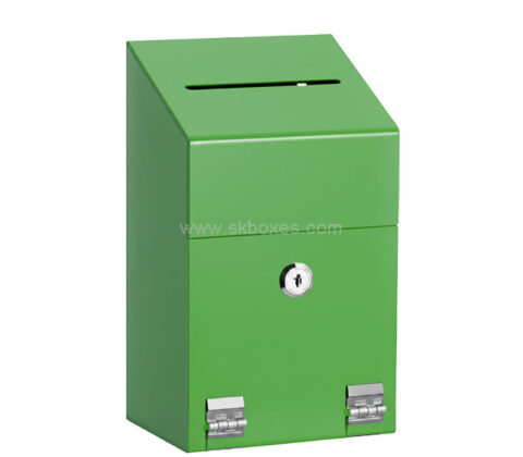 Custom acrylic suggestion box with lock