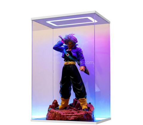 Custom acrylic figure LED display case
