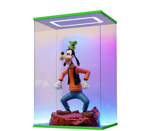 Custom acrylic collectibles LED display case