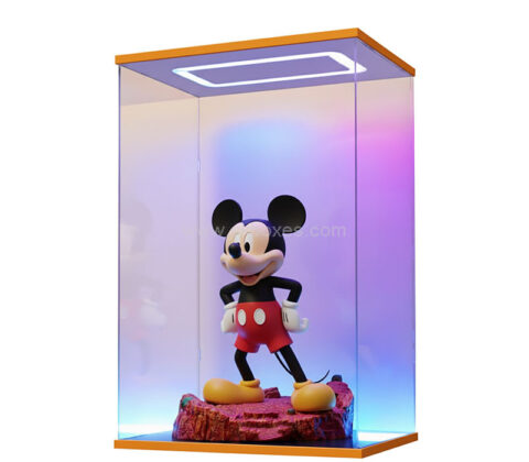 Custom acrylic Mickey Mouse LED display case