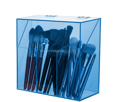 Custom acrylic 3-slots cosmetic brush organizer