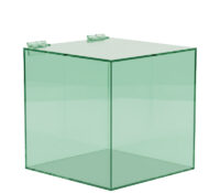 Custom acrylic suqare storage box with lid