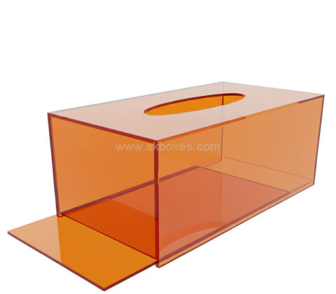 Custom acrylic home tissue box