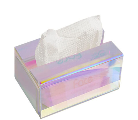 Custom acrylic office tissue box