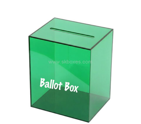 Custom acrylic ballot box