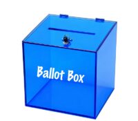 Custom acrylic square ballot box BBS-888 Custom acrylic square ballot box