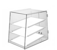 Custom acrylic 3 tiers bread display case