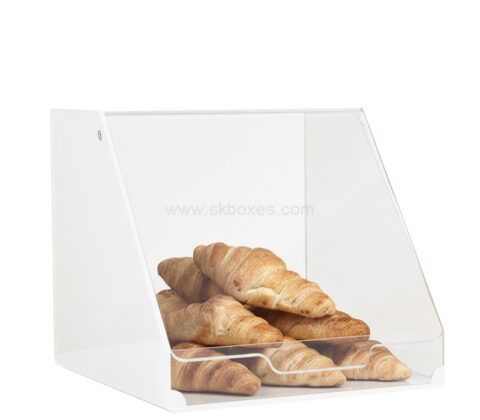 Custom acrylic bread display box