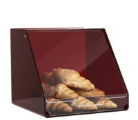 Custom acrylic bread display case