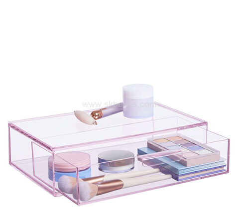 Custom acrylic skincare beauty drawer box