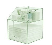 Custom acrylic detachable double-layer dressing table holder BMB-328 Custom acrylic detachable double-layer dressing table holder