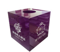 Custom acrylic raffle draw box BDB-414 Custom acrylic raffle draw box