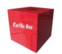 Custom acrylic raffle tickets box BDB-415 Custom acrylic raffle tickets box