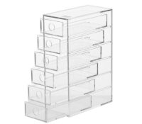 Custom acrylic 6 tiers sunglasses drawers box BDC-2495 Custom acrylic 6 tiers sunglasses drawers box