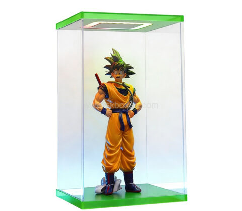Custom acrylic LED box for display action figures